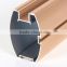 wood grain painting low price extruded aluminum profile for window door