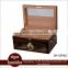 Two-tier Spanish Cedar wood Cigar Cabinet Humidor with humidifier and Hygrometers