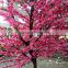 .China Manufacture UV proof high quality garden decorative artificial peach blossom tree