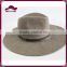 Two Tone Herringbone Panama Hat with Bronze Keychain