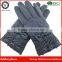 Hot Selling Factory Customized Winter Lace Cuff Ladies Touchscreen Fabric Gloves