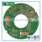 Round shape green soldermask precise pcb creation