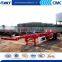 Cheap &best-selling Yellow 40FT Two-Axle Skeletal chassis Semi-Trailer