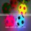 High design top quality kids football toys cheap wholesale custom led rubber ball