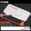 Portable Built-in Cable Power Bank 4000mah with Dual USB, Universal External Mobile Portable Charger for Samsung
