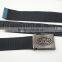 designer fashion woven cotton belts for man
