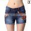 New Arrival Embroidery Fashion Deisgn Women Shorts Jeans JXCY00170