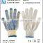 10 gauge cotton gloves with PVC dotted