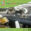 PP / PE / PVC Double Wall Corrugated Pipe Machine With Single Screw Extruder