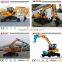 High quality&China Cheap 8T 0.3m3 X8 Wheel excavator for sale with crawler