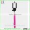 Cable selfie stick with foldable holder for all smartphone selfie stick