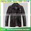 Wholesale men's coat artificial leather jacket cool style men's zipper PU leather jacket