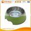 Chi-buy Green Detachable Dual Melamine Pet Bowl antiskid Dog cat food water Bowl,M Size:5.12"LX6.89"WX2.36"H
