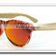 Bamboo Arms Plastic Frame Sunglasses Women Bamboo Sun Glasses Wholesale Oculos De Sol