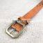 New tan heavy hide rugged style leather belt for men