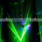 100mW+100mW green laser man show