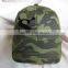 Hot mens camo baseball cap with diy logos