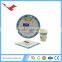 010 Disposable Party Kits With Paper Cup Paper Plate Napkin