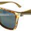 Cheap men cool custom designer shape fashion engraved handmade bamboo leg polarized wooden sunglasses china