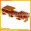 Aluminum extrusion heat sink