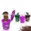 Three Color Dolphin design Reusable K-Cup coffee filters for your Keurig coffee maker