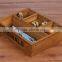 Compantments wooden tray,wooden antique tray,decorative wooden tray