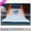 inflatable aqua slide, inflatable water slide on lake, fun adult water park slide