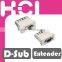 France Type Screw Terminal PC Monitor HD15 VGA Adapter Module