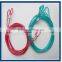 various color pvc coated steel wire rope sling with ferrules