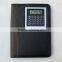 A5 Folder Writing Pad Notebook with Rotatable Calculator