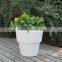 Modern luxury fashion style fiberglass plants container and flowers pots floating bonsai