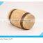 small pine Wooden Barrel for packing Glass Candle Holder