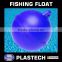 100 mm 500 meter Woking Depth ABS Single Knob Longline Fishing Float Buoy