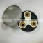 hybrid si3n4 ceramic bearing hand Spinner Fidget toy White Color ABS Mold PLASTIC holder with gold bearing 608zz