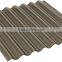 Extruded Color Corrugated plastic polycarbonate roofing Sheet (Valuview Bronze ROMA)
