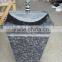 Nero marquina marble pedestal sink free standing sink