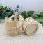custom made small wooden rice bucket