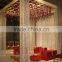 mehandi crystal Mandap indian wedding mandap & gate