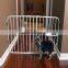Hot selling expandable metal fence pet gate with doors