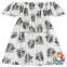 New summer baby girls clothes boutique baby frock designs off shoulder kids dresses
