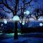 RGB 16 colors changing plastic decorative LED round magic balls
