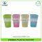 Plastic Water Drinking Cup with Heart Shape imprint