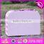 2017 Best sale lovely pink children wooden toy box for sale W08C171-S