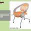 Ergonomic office chair with wheels, height adjustable colorful computer chair