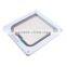 White 4-Way Magnetic Lockable Dog CAT Kitty Pet safe Flap Door Small Medium 12lb