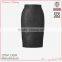 Fasshion vintage long skirts with back slit ladies leather skirt