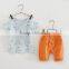2017 wholesale baby boys 2pcs outfit printed T Shirt tops with shorts set
