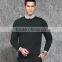 Fashion crew neck100% cashmere knitting patterns men sweater