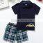 Wholesale OEM/ODM Kids Clothes Short Sleeve Boy Clothing Sets