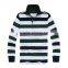 custom wholesale fashion stripe design 100% cotton men polo shirt from China